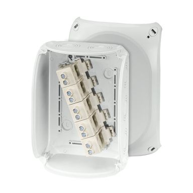Hensel KF 1616 G Kopplingsdosa grå, IP66, glasfiber, 16-50 mm²